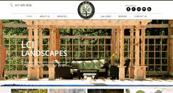 Desktop Screenshot of lcilandscapes.com